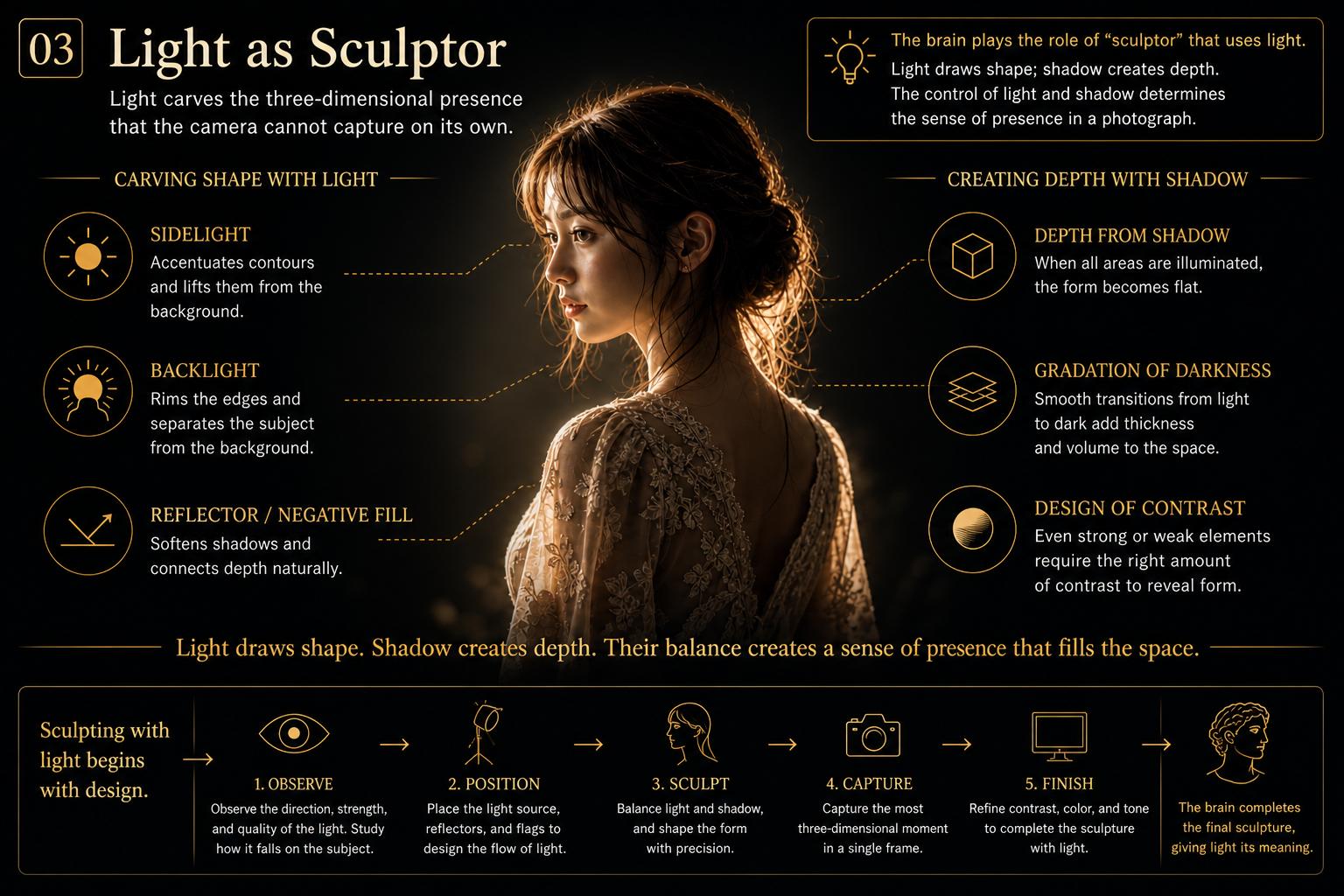 Light as Sculptor concept diagram