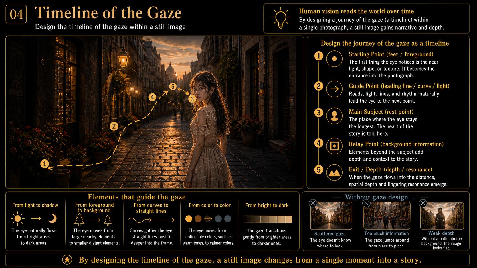 Timeline of the Gaze diagram